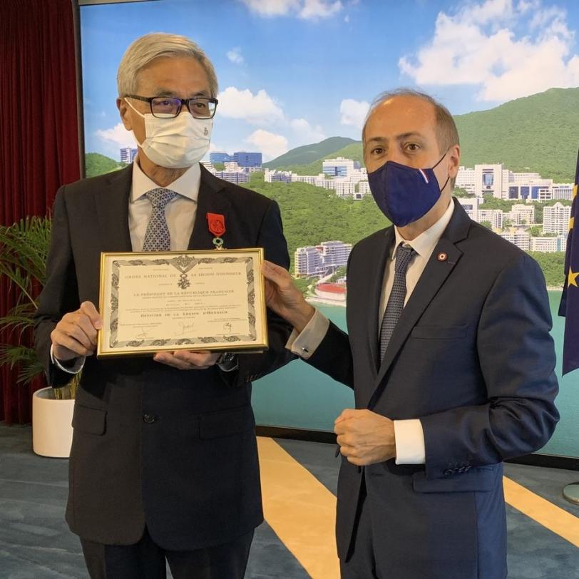 HKUST President Prof. Wei SHYY Honored by French Government